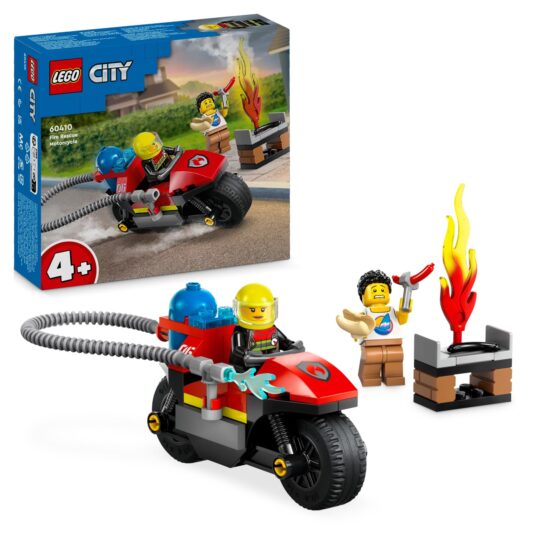Lego City 60410 Motocicletta Dei Pompieri Da Soccorso - LEGO
