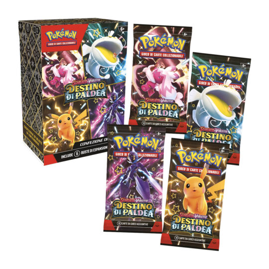 Bundle 6 Buste Pokémon Destino di Paldea - Pokémon