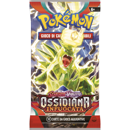 Pokemon Scarlatto E Violetto Sv3 Ossidiana Infuocata Busta 10 Carte - Pokémon