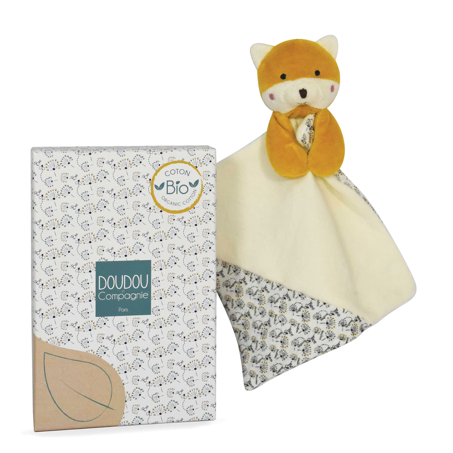 LA VOLPE BIO - Doudou bébé assortito - Doudou et Compagnie