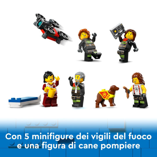 Lego City 60414 Caserma Dei Pompieri E Autopompa Con Camion - LEGO
