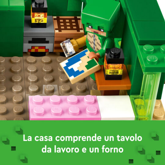 Lego Minecraft 21254 Beach House Della Tartaruga - LEGO