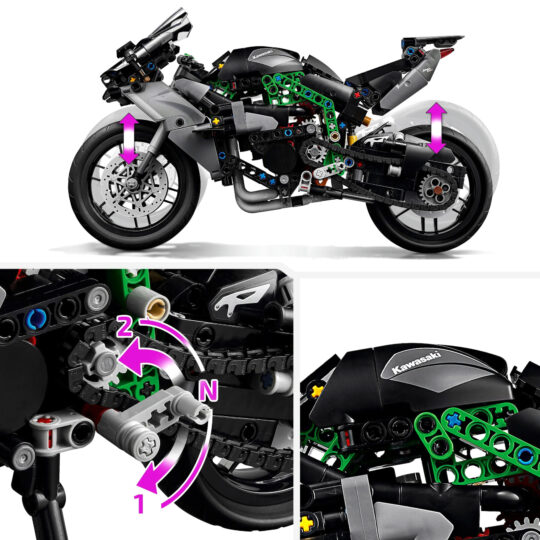 Lego Technic 42170 Motocicletta Kawasaki Ninja H2R - LEGO