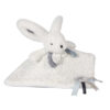 HAPPY GLOSSY - Doudou pompon bianco - Doudou et Compagnie