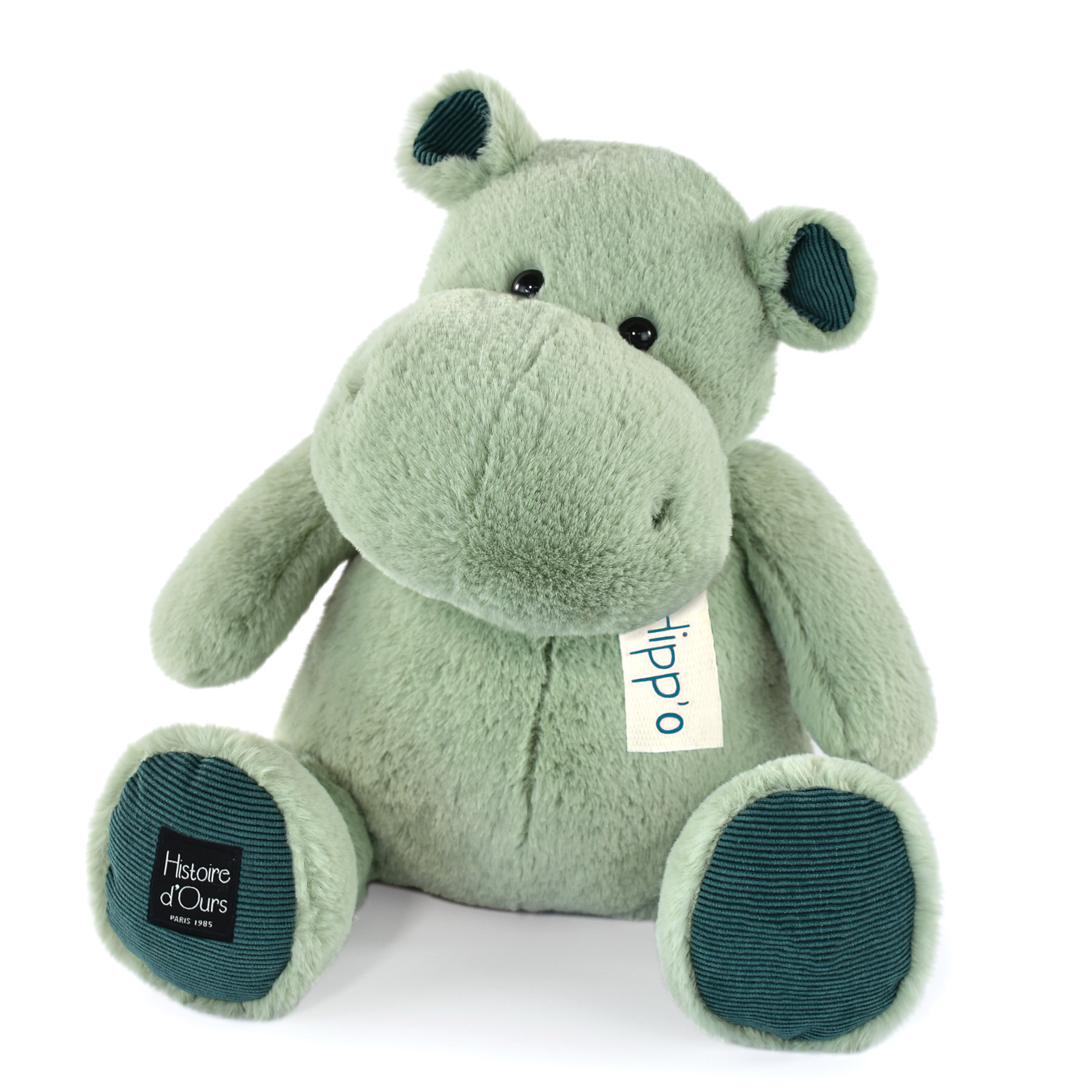 Peluche HIPPO - Mandorla 40 cm - Histoire D'Ours