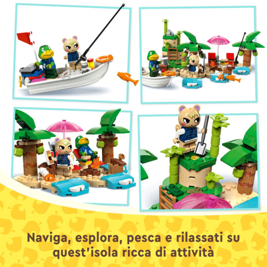 Lego Animal Crossing 77048 Tour In Barca Di Remo - LEGO