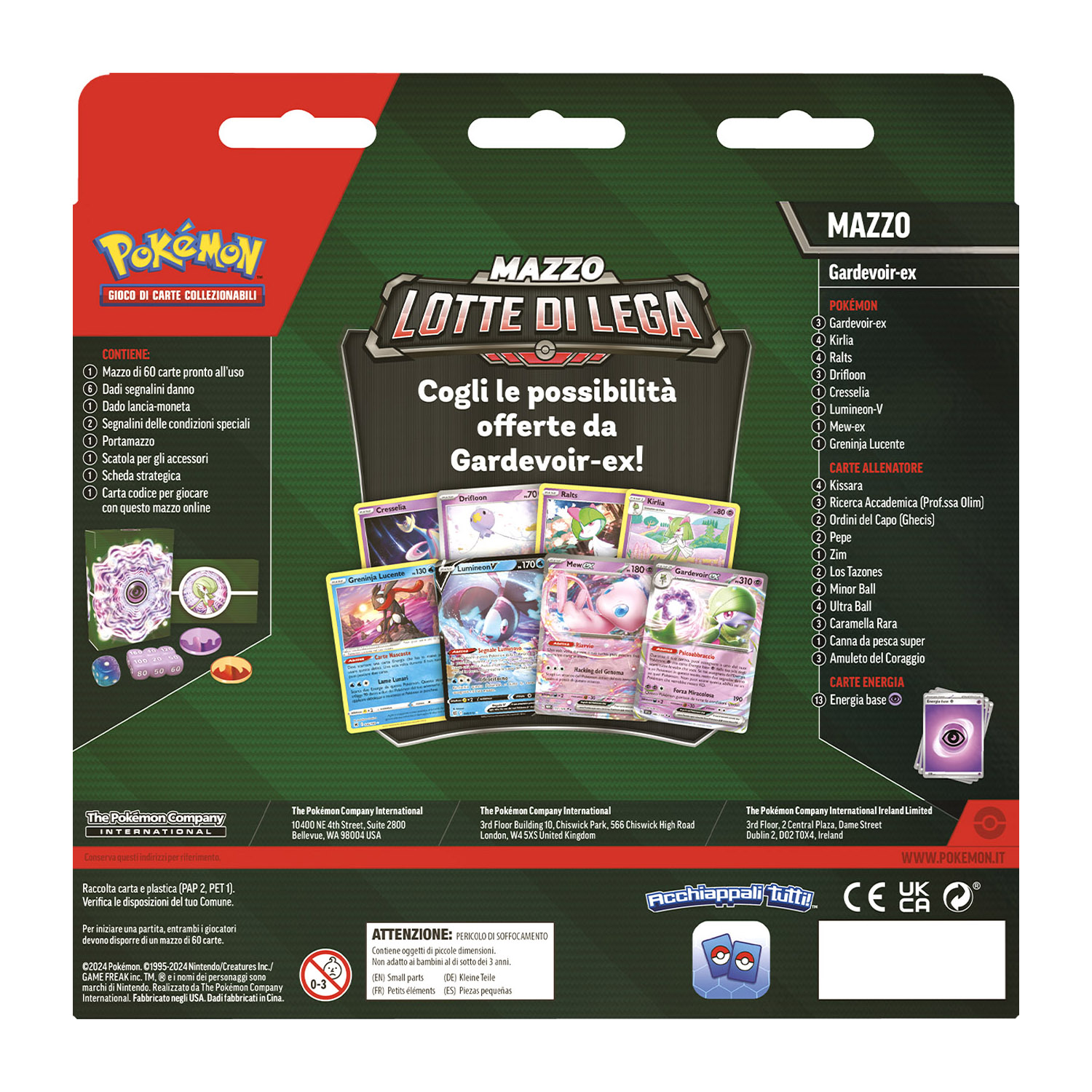 Pokémon Mazzo Lotte Lega Gardevoir Ex - Pokémon