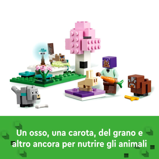 Lego Minecraft 21253 Il Santuario Degli Animali - LEGO