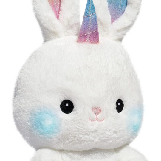 Peluche luminoso Bunnycorn Glow Brights con suoni e LED 38 cm - FAO Schwarz