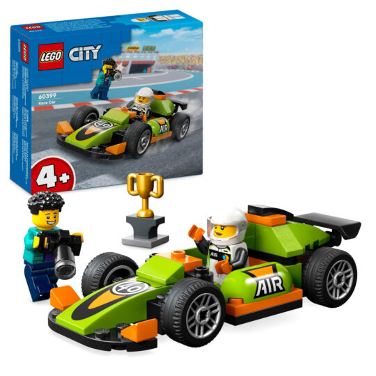 Lego City 60399 Auto Da Corsa Verde, Modellino Da Costruire Di Veicolo Formula 1 - LEGO