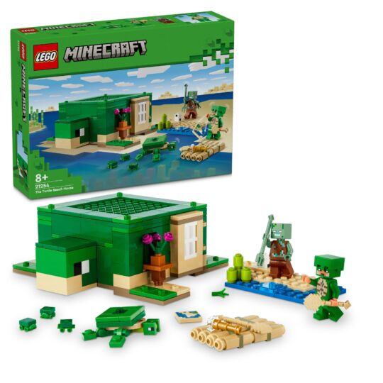 Lego Minecraft 21254 Beach House Della Tartaruga - LEGO