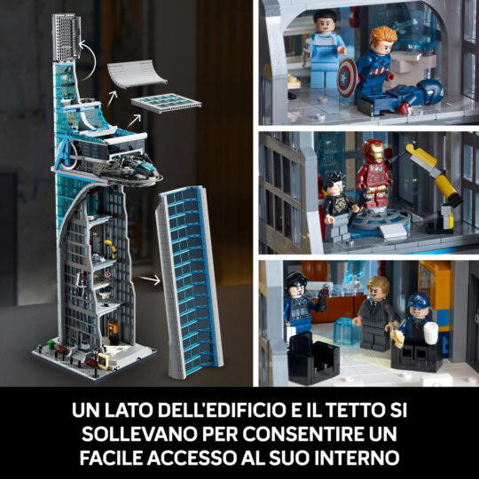 Lego Marvel 76269 Torre Degli Avengers, Modellino Di Aereo E 31 Minifigure - LEGO, Marvel