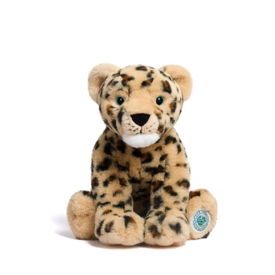 Peluche Leopardo delle Nevi Planet Love 100% da plastica riciclata, 25 cm - FAO Schwarz