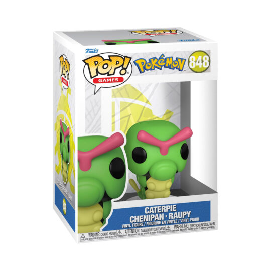 Funko POP! Pokémon Caterpie #848 - Funko, Pokémon
