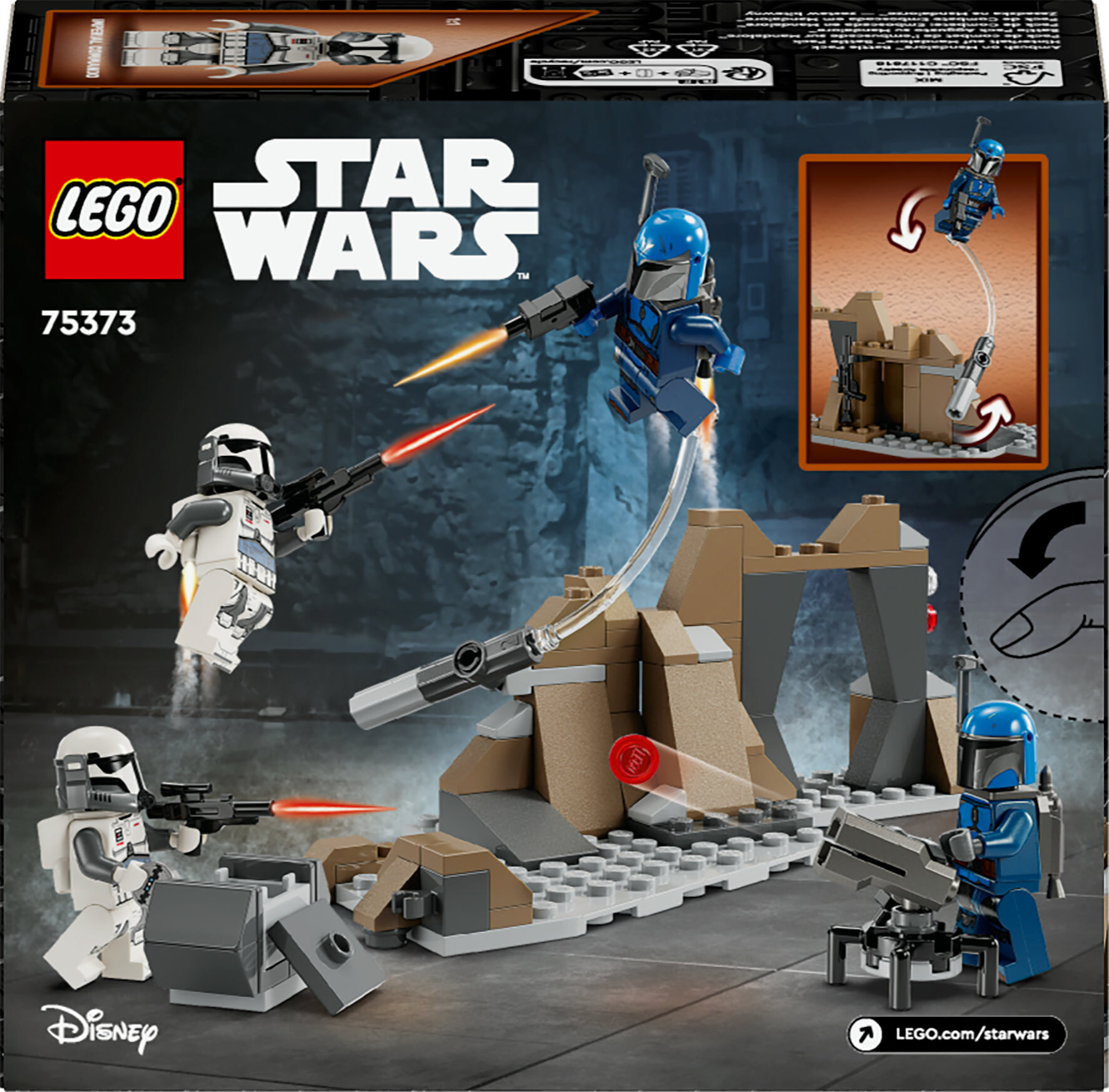 Lego Star Wars 75373 Battle Pack Agguato Su Mandalore - LEGO