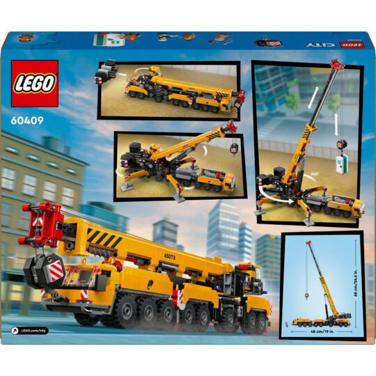 Lego City 60409 Gru Da Cantiere Mobile Gialla - LEGO