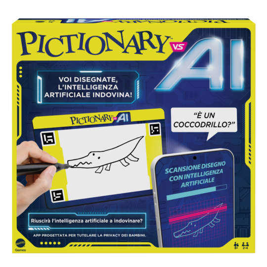 PICTIONARY VS. AI - LA NUOVA VERSIONE DI PICTIONARY CON L'INTELLIGENZA ARTIFICIALE - Mattel Games