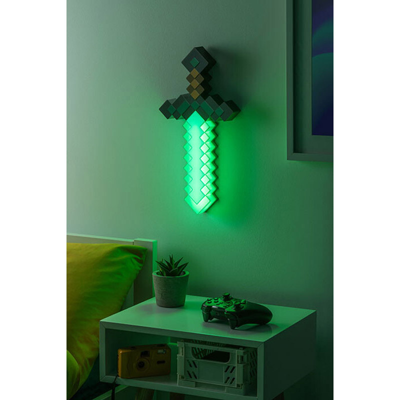 Lampada Minecraft Diamond Sword - 