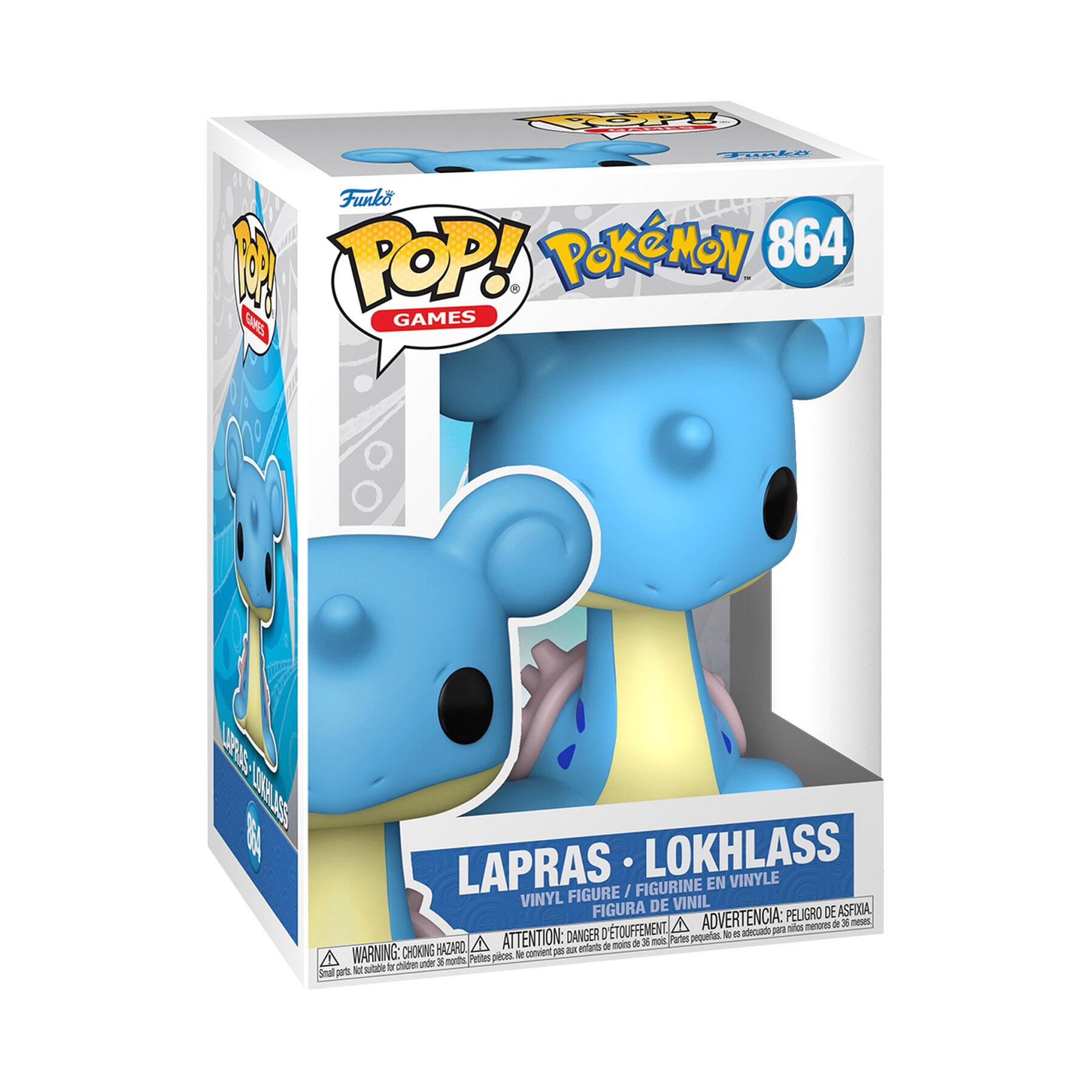 Funko POP! Games Pokémon Lapras #864 - Funko, Pokémon