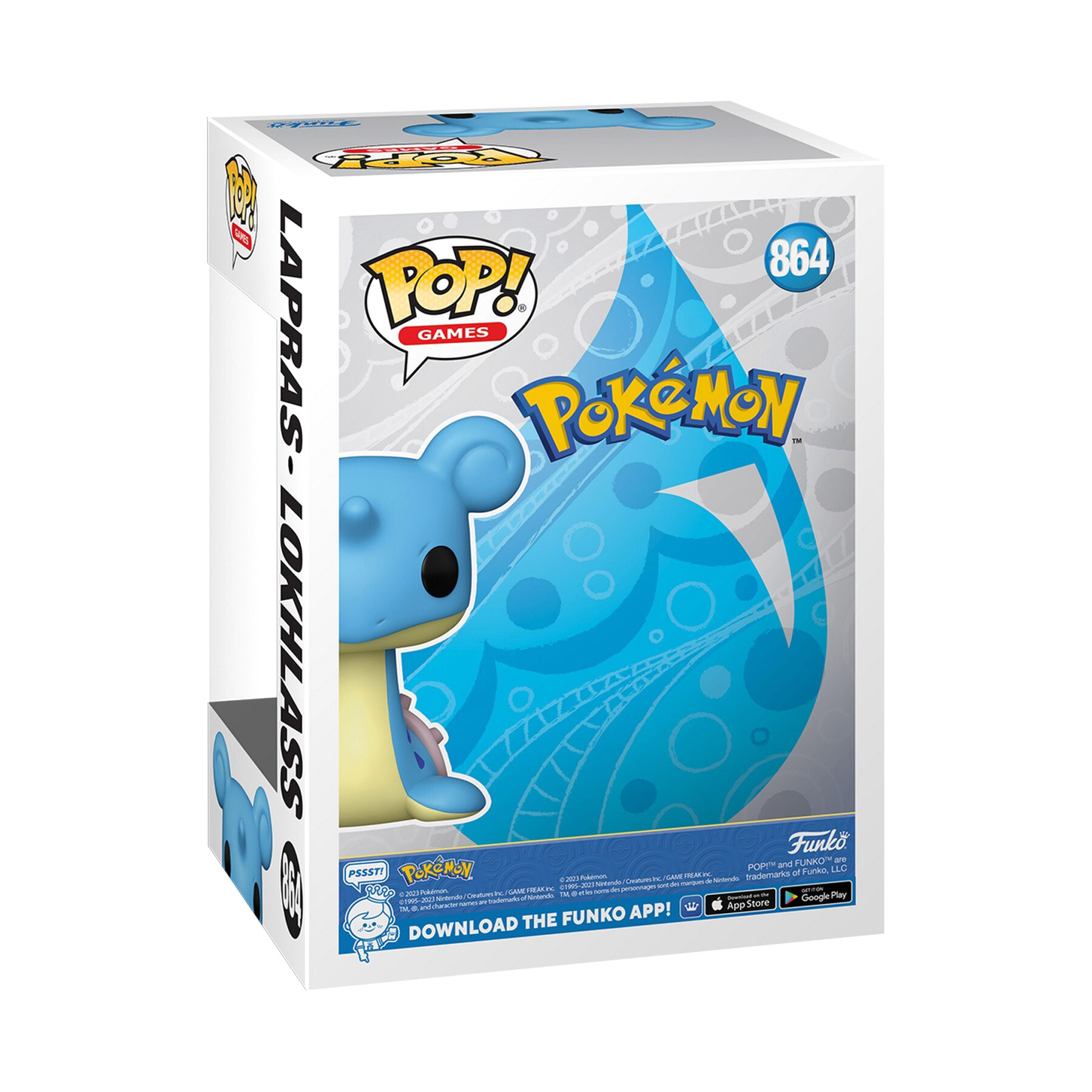 Funko POP! Games Pokémon Lapras #864 - Funko, Pokémon