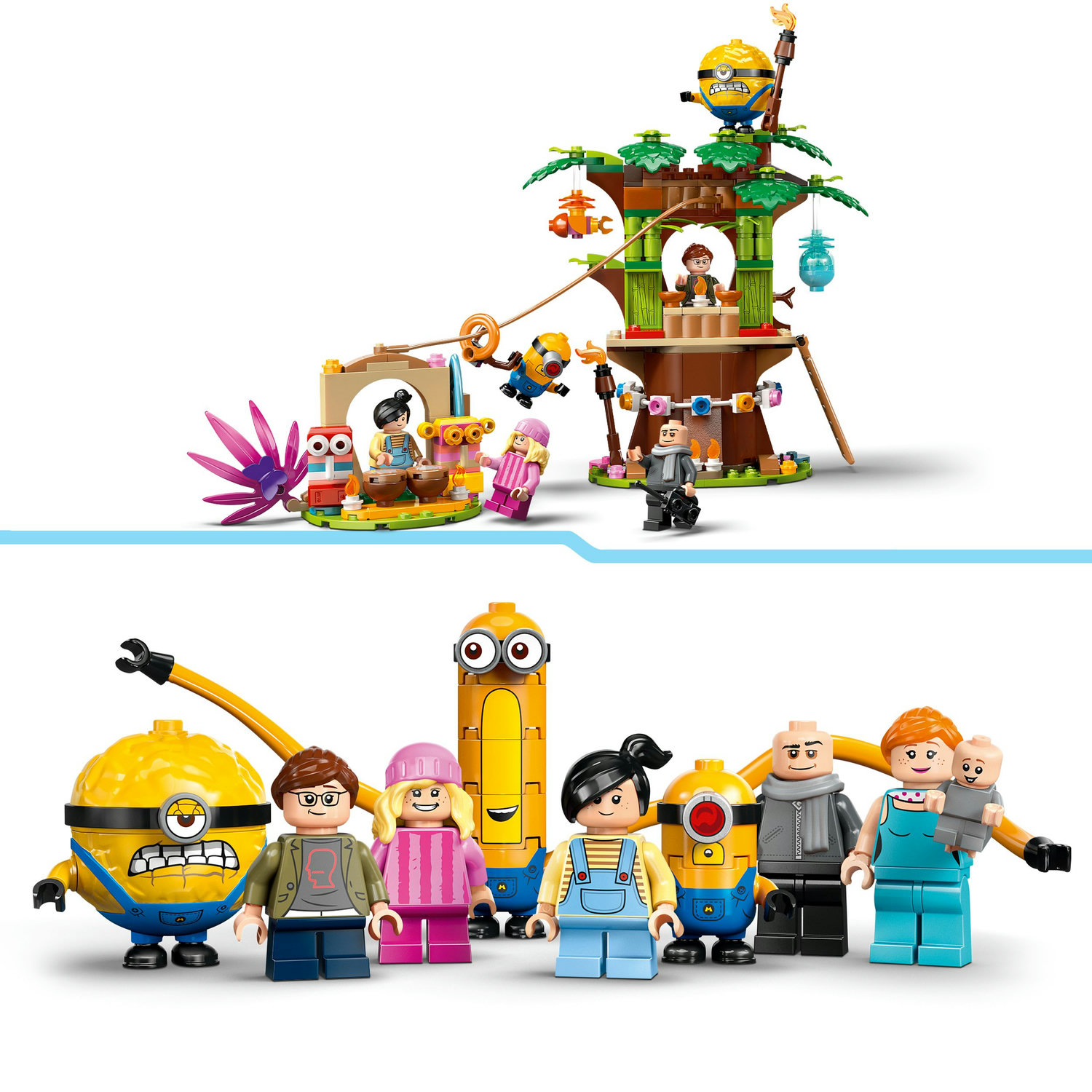 Lego Cattivissimo Me 75583 I Minions E La Villa Della Famiglia Di Gru - LEGO