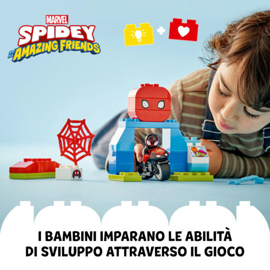 Lego Duplo Marvel 10424 L’Avventura In Moto Di Spin - LEGO