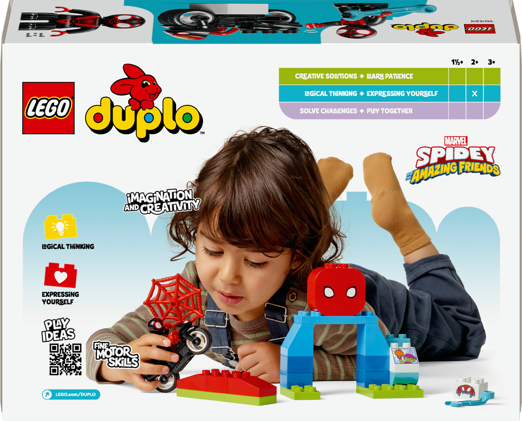 Lego Duplo Marvel 10424 L’Avventura In Moto Di Spin - LEGO