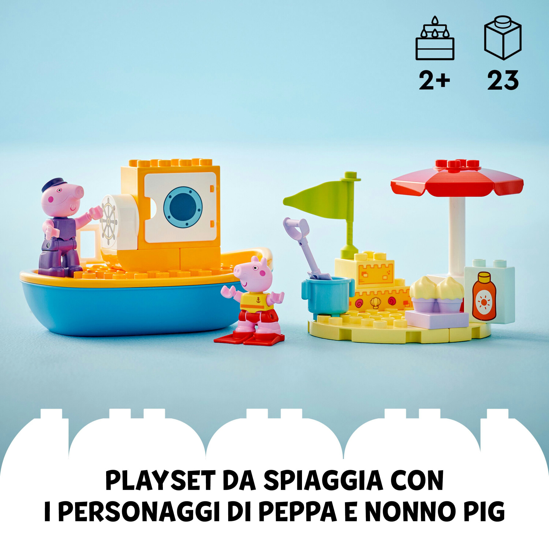 Lego Duplo 10432 Viaggio In Barca Di Peppa Pig - LEGO