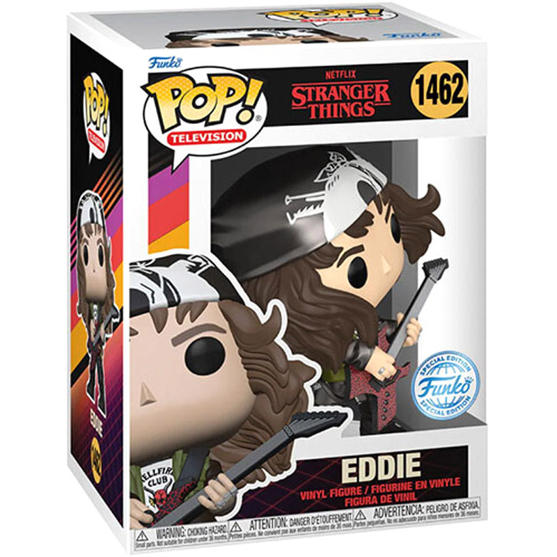 Funko POP! Stranger Things S4 Eddie Guitar #1462 - Funko