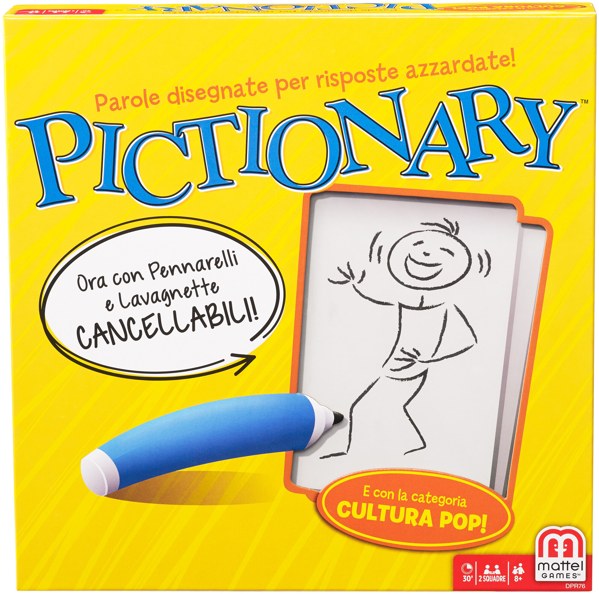 Pictionary- gioco in scatola per tutta la famiglia - Mattel Games