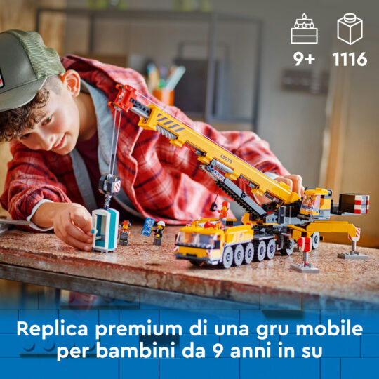 Lego City 60409 Gru Da Cantiere Mobile Gialla - LEGO