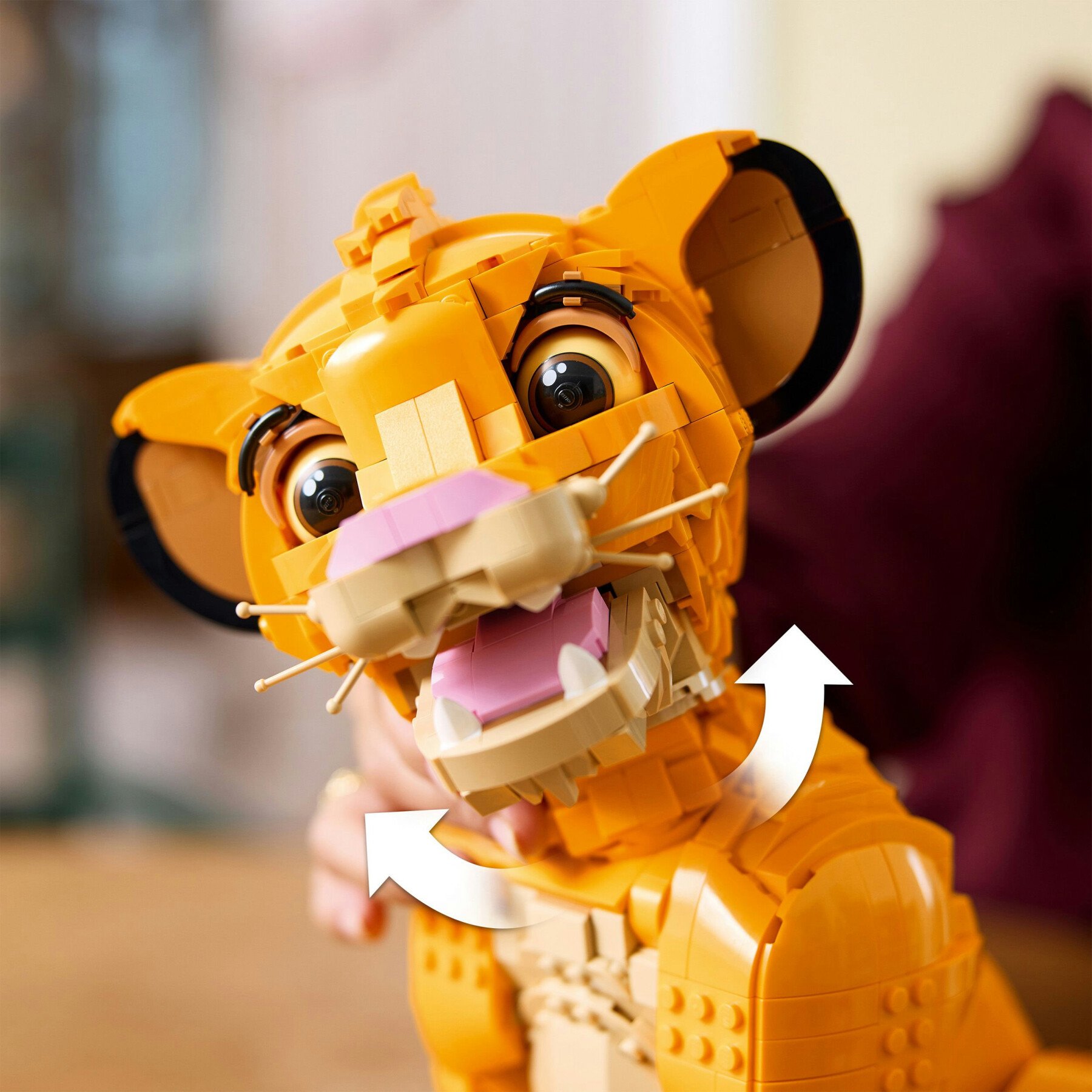 Lego Disney 43247 Giovane Simba, Re Leone - LEGO