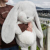 Peluche Biggest Floppy Nibble Gray Bunny 80cm - Bunnies By The Bay