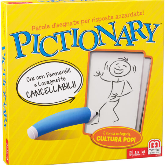 Pictionary- gioco in scatola per tutta la famiglia - Mattel Games