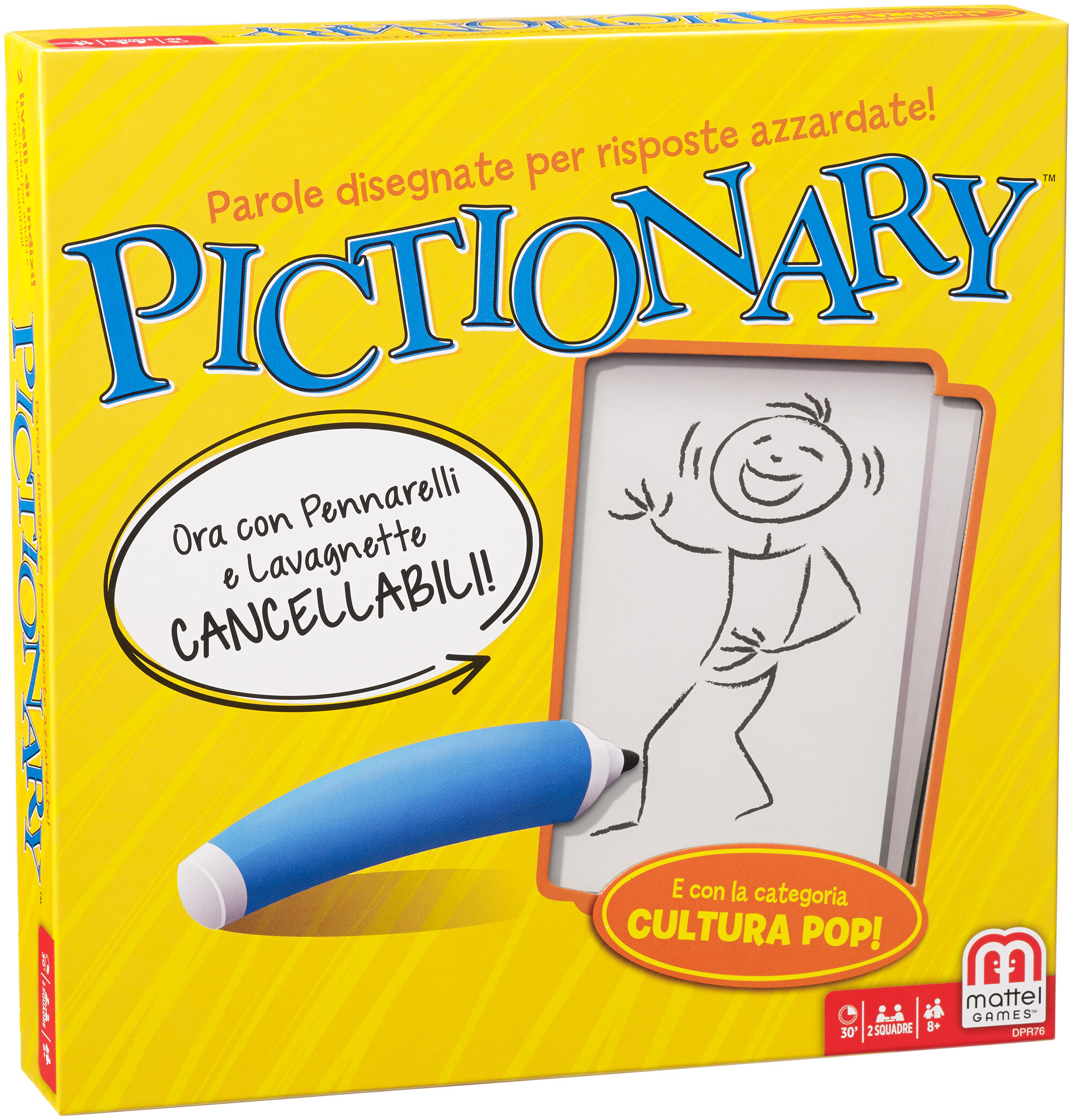 Pictionary- gioco in scatola per tutta la famiglia - Mattel Games