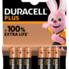 Duracell - Nuovo Plus100 Aaa, Batterie Ministilo, Confezione Da 6 - Duracell