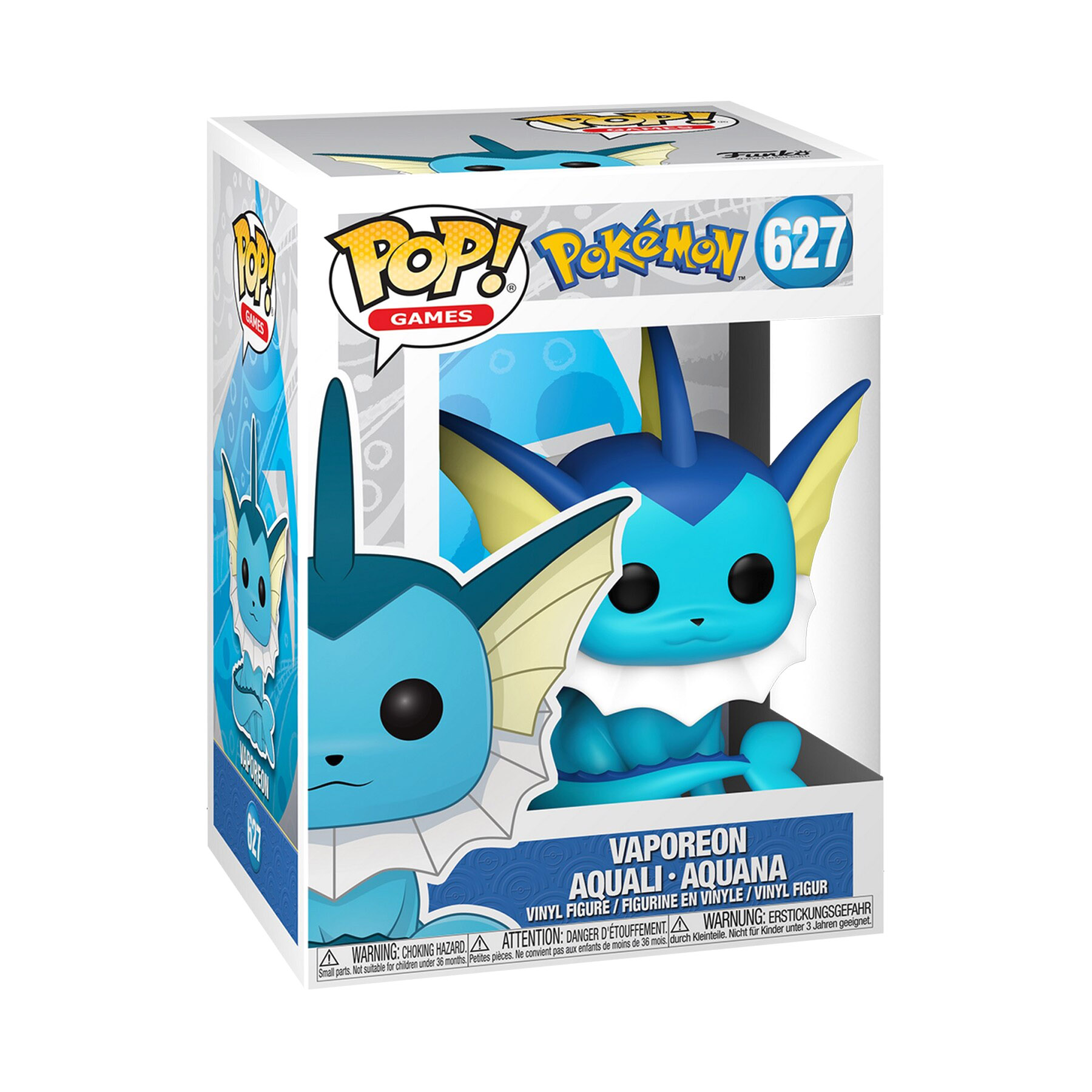 Funko POP! Pokémon Vaporeon #627 - Funko, Pokémon