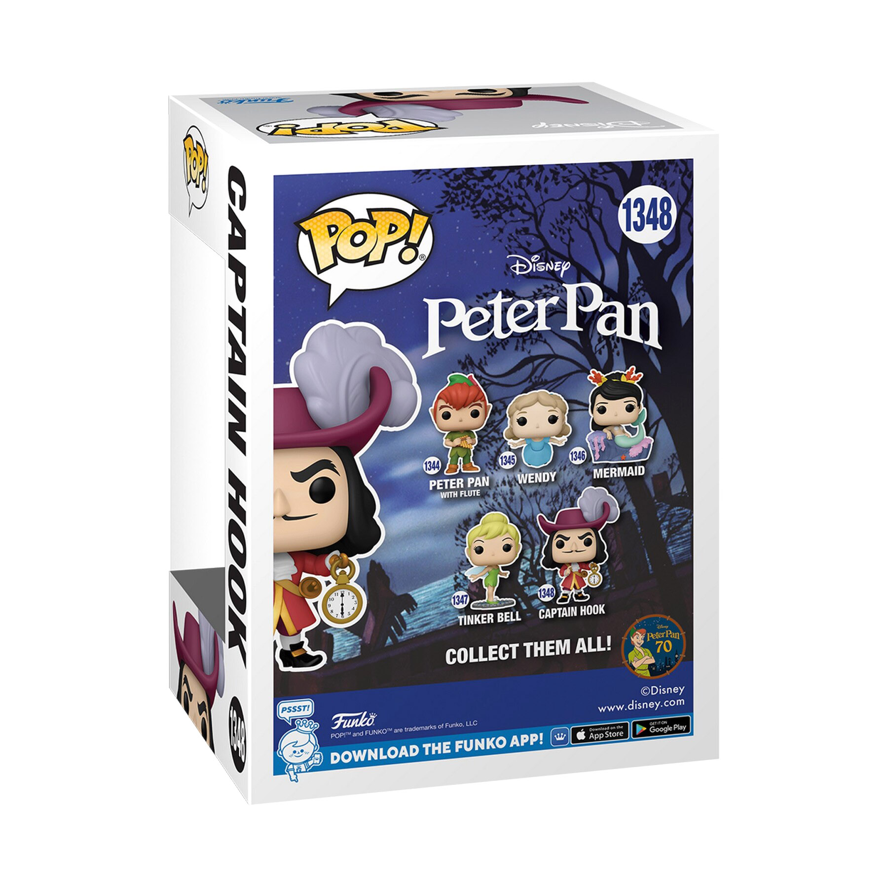 Funko POP! Disney Peter Pan 70th Hook - Funko, Giochi Disney