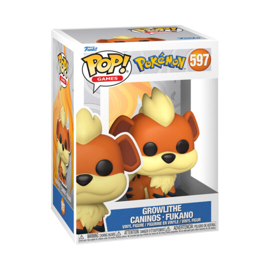 Funko POP! Games Pokémon Growlithe #597 - Funko, Pokémon