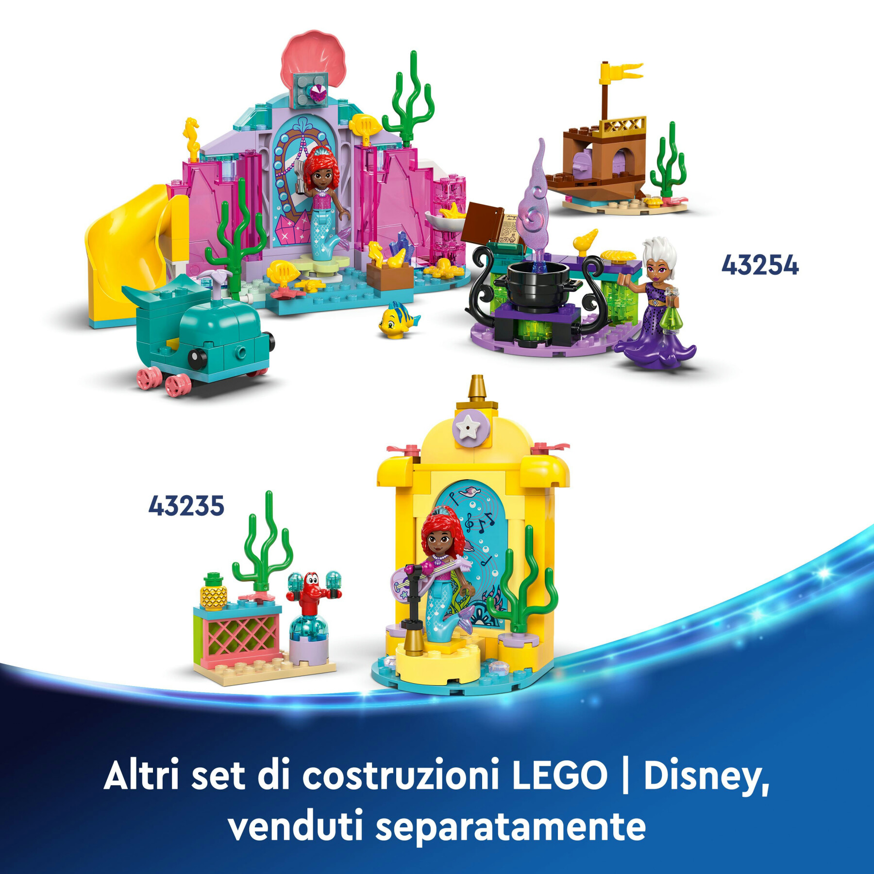 Lego Disney 43254 La Caverna Di Cristallo Di Ariel - LEGO