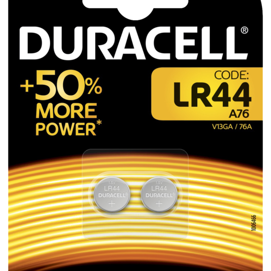 Duracell Lr44 - Batteria Bottone Litio 1.5V, Specialistica - Duracell