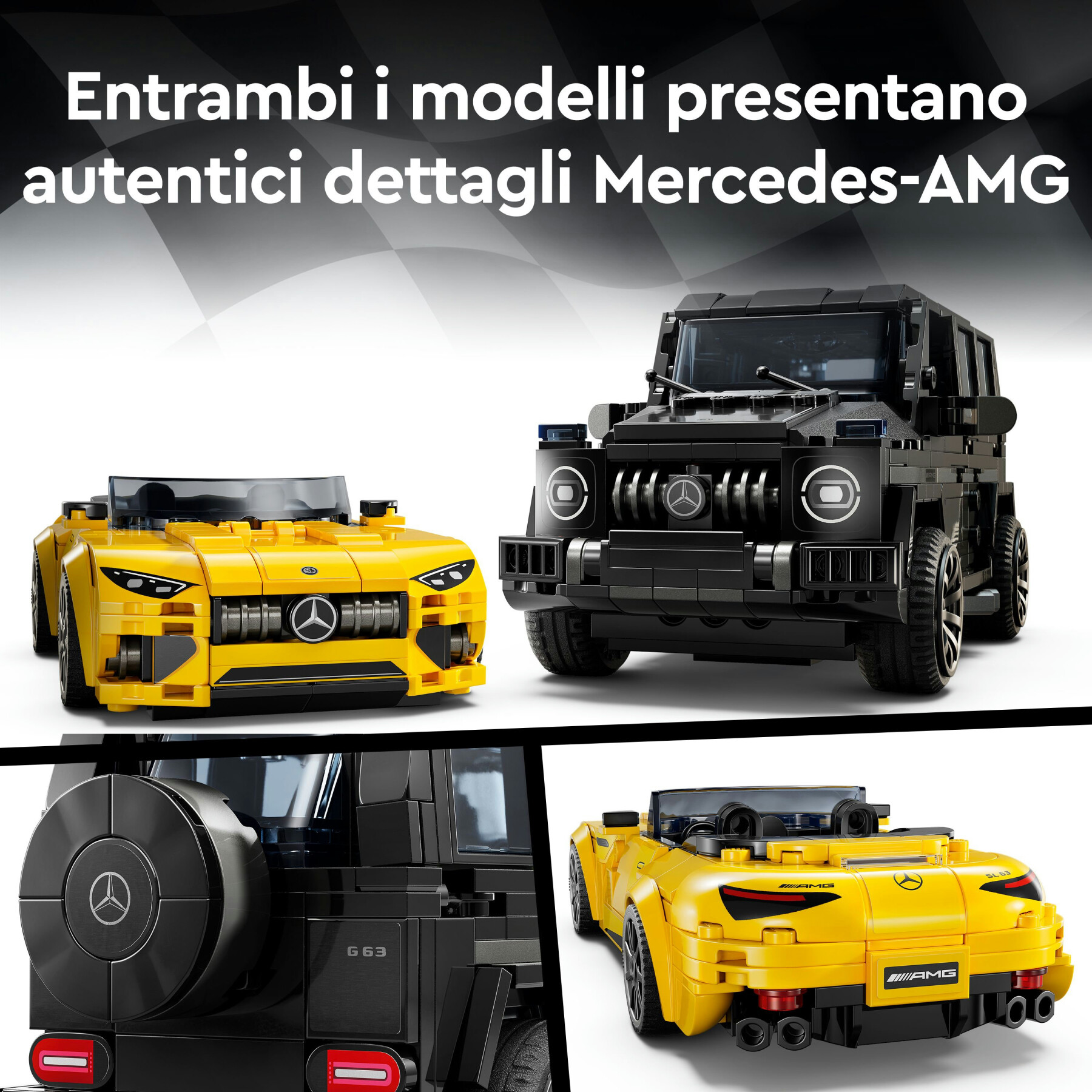 Lego Speed Champions 76924 Mercedes-Amg G 63 E Mercedes-Amg Sl 63 - LEGO