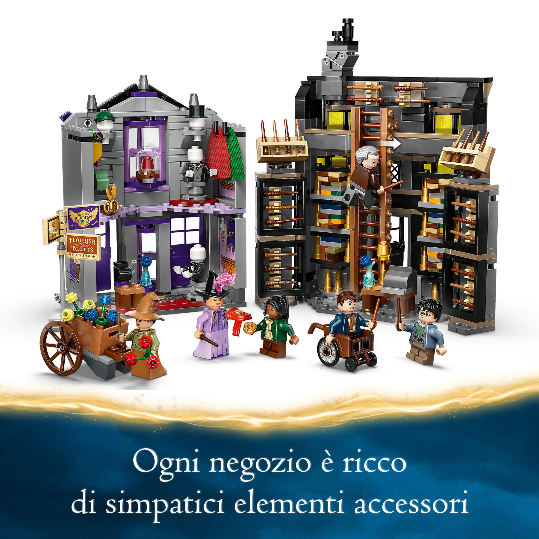 Lego Harry Potter 76439 Olivander E Madama Mcclan - LEGO