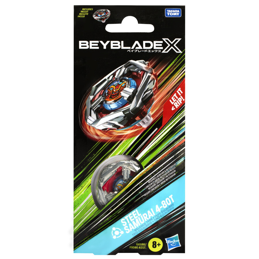 Booster Beyblade X Single Top - Trottola assortita Beyblade X - Beyblade