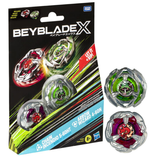 Dual Pack Beyblade X Assortimento Di 2 Trottole Beyblade - Beyblade