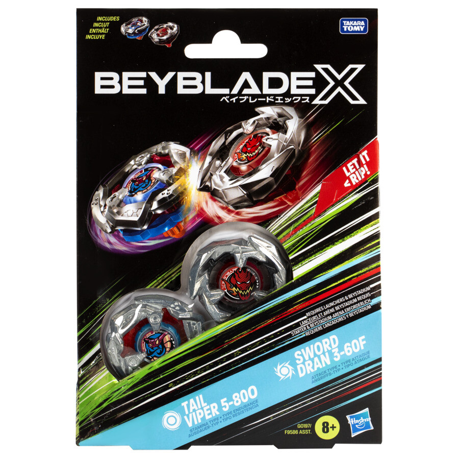 Dual Pack Beyblade X Assortimento Di 2 Trottole Beyblade - Beyblade