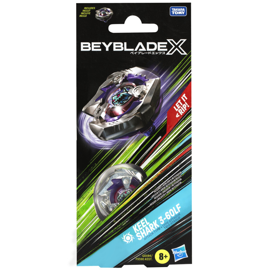 Booster Beyblade X Single Top - Trottola assortita Beyblade X - Beyblade