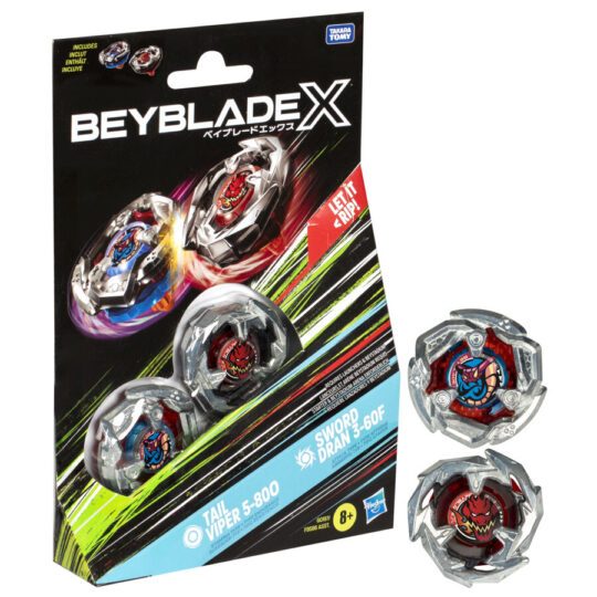Dual Pack Beyblade X Assortimento Di 2 Trottole Beyblade - Beyblade