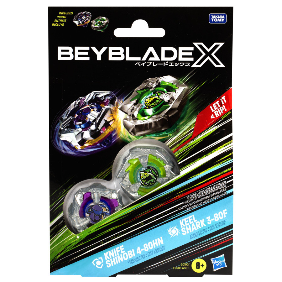 Dual Pack Beyblade X Assortimento Di 2 Trottole Beyblade - Beyblade