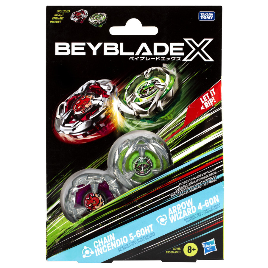 Dual Pack Beyblade X Assortimento Di 2 Trottole Beyblade - Beyblade